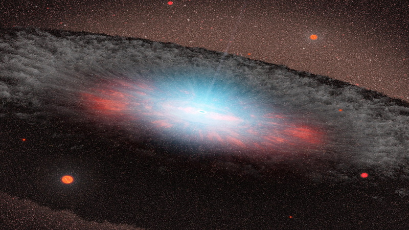 hd, space, black, 1080P, hole