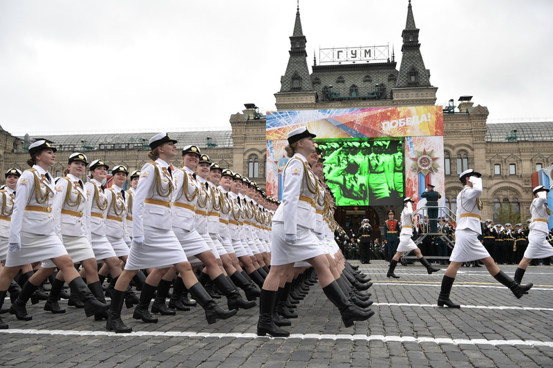 2K, May 9, defense, cadets, military, parade, Russia, University, victory day, red square