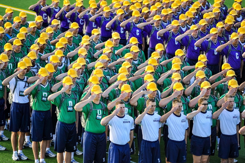 sport, in a row, soccer, cadet, emotion, group of people, human arm, train, celebration, togetherness, standing, camp, training, unity, men, teamwork, women