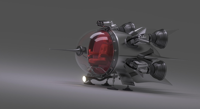 reflection, 3Dmodeling, 1080P, copy space, Space, indoors, spaceship, red, lighting equipment, cut out, sciencefiction, Artistic, rendering, no people