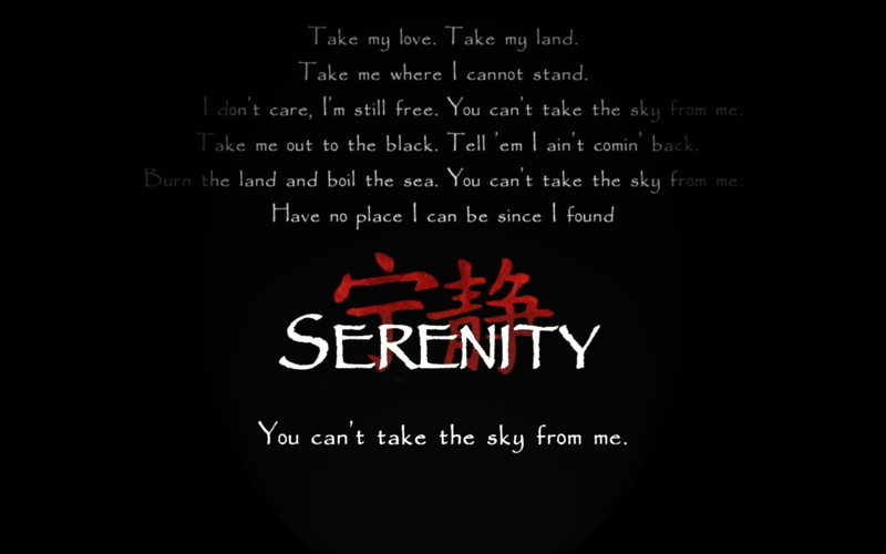 serenity, 720P, entertainment, x, sciencefiction, movies, song, art, hd, text