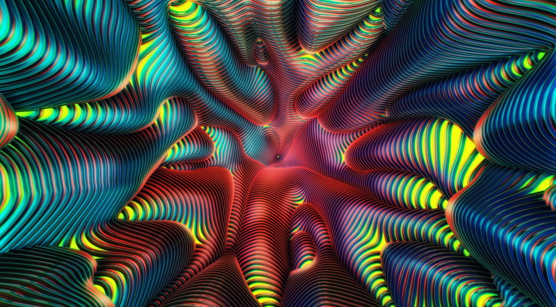Colorful, backgrounds, concentric, textured, sciencefiction, science, scifi, abstract backgrounds, Abstract, green color, conceptual, multi colored, black background