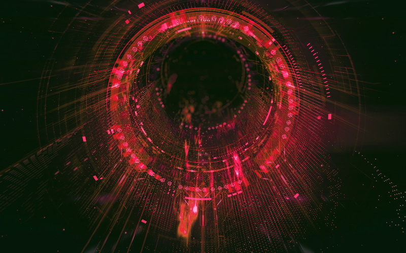 circle, abstract, blackhole, lighting equipment, long exposure, geometric shape, motion, orange, glowing, pattern, red, night, art, nightlife, digital