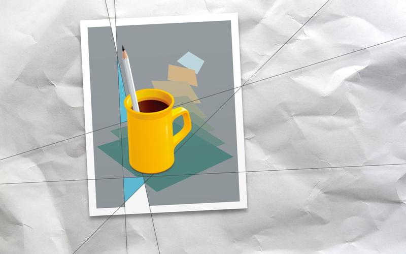paper, wrinkled paper, vector graphics, 1080P, vector, pencil, 2D graphics, mug, raster, raster graphics, computer graphics