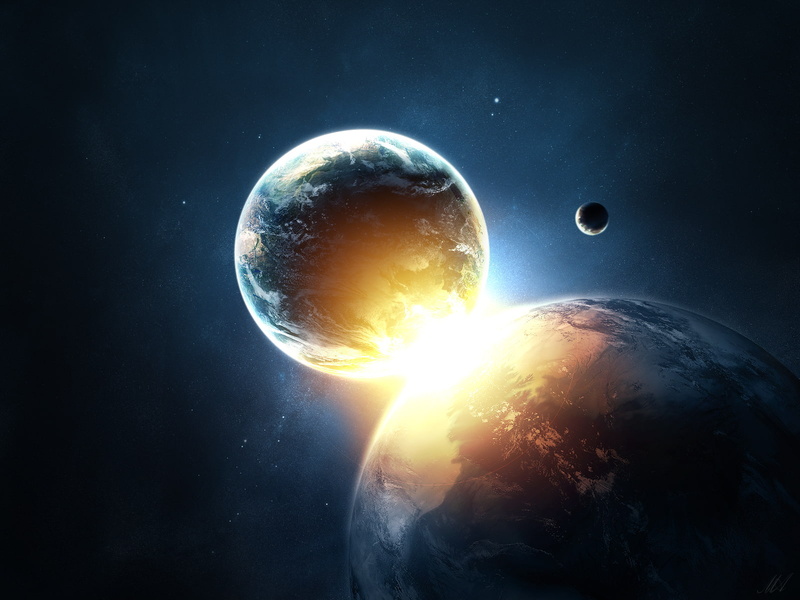illuminated, space, sphere, eclipse, planet - space, nature, star - space, light - natural phenomenon, night, sky, Planets, science, cloud - sky, planet earth