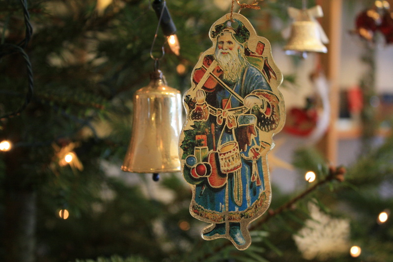 bell, christmas tree, santa claus, greetings, holidays, cross, christmas, focus on foreground, christmas eve, christmas time, birth, outdoors, advent, candle