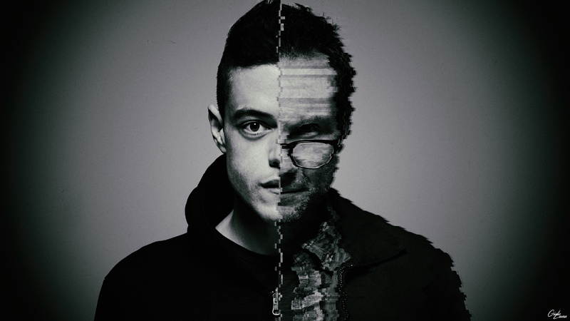 4K, series, tv, Rami Malek, robot, Glitch, 4K, Mr. Robot