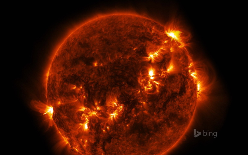 theme, technology, space exploration, glowing, bing, science, heat - temperature, 1080P, nature, solar flare, space, outdoors, burning, eclipse, astronomy
