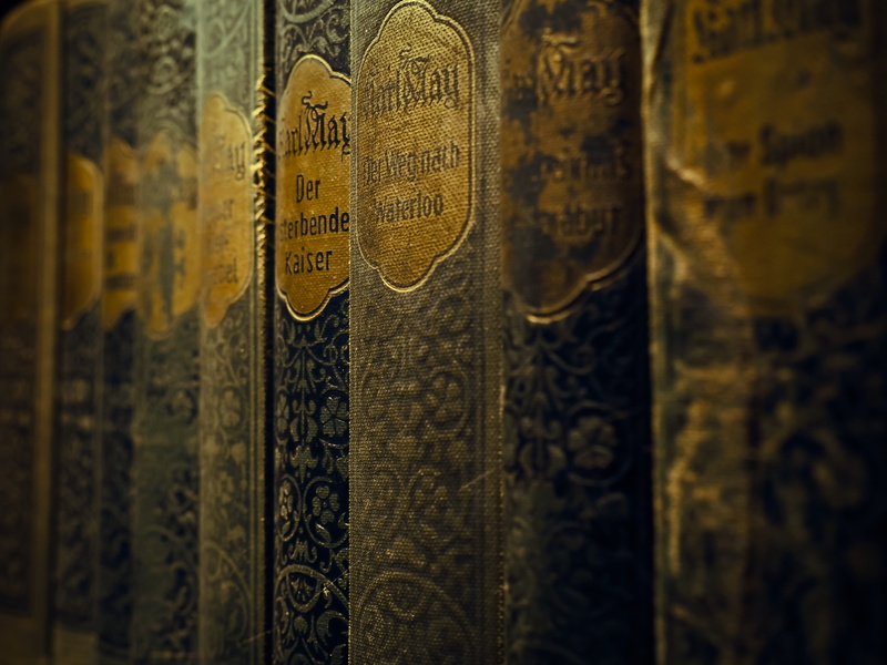 literature, design, spine, books, non-western script, worn, read, reading, antiquarian, old books, antique, book, pattern, wood - material, script, bookcase