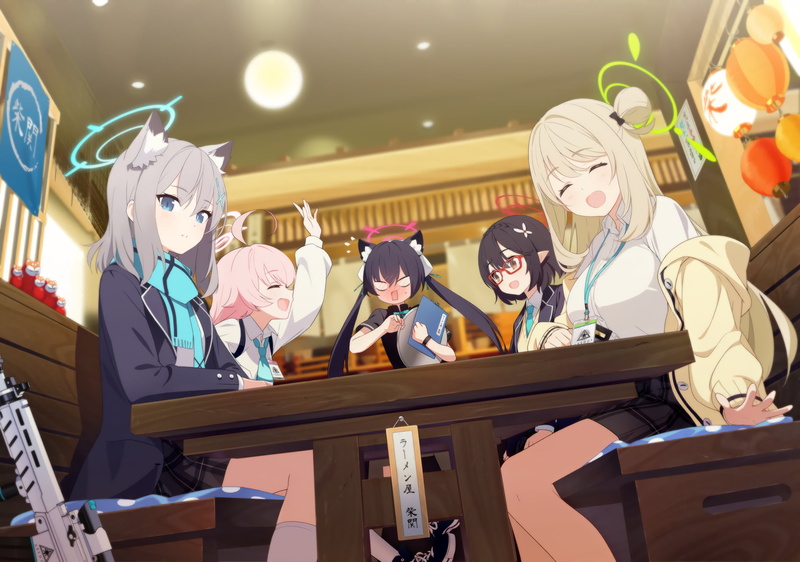 blue archive, anime girls, 1080P