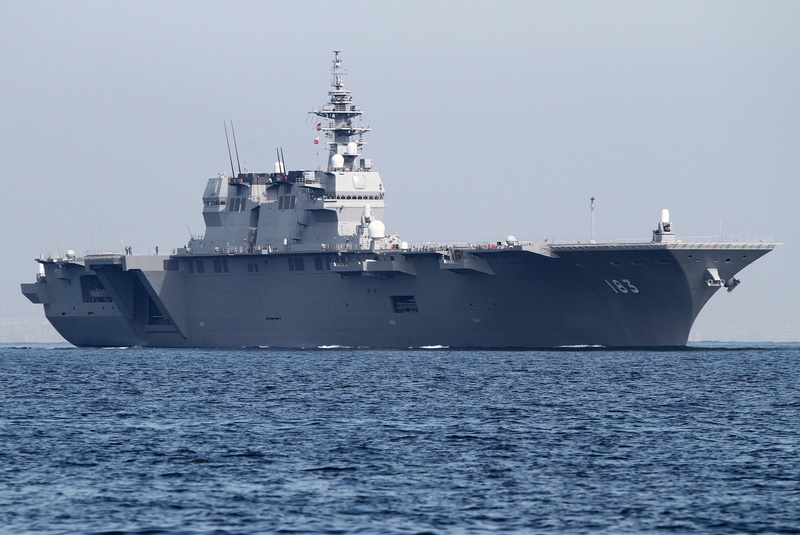 JS Izumo (DDH-183), Helicopter Carrier, 720P, Warships, Japanese Navy, Ship