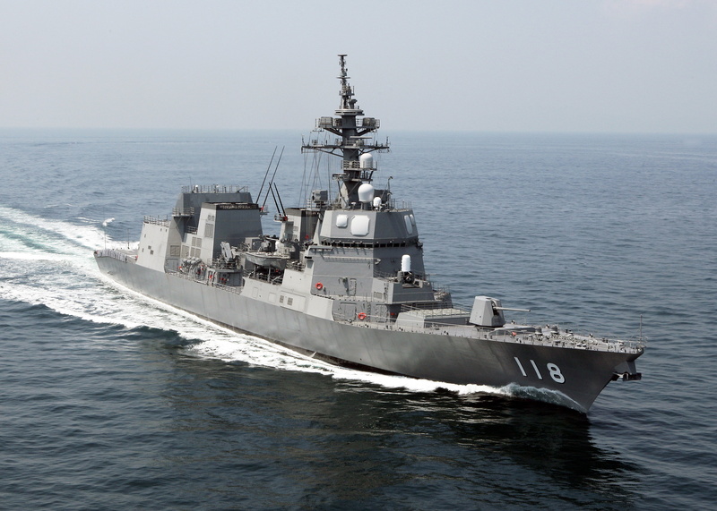 Sea, 2K, Deck, JS Fuyuzuki (DD-118), Destroyer, Destroyer type " Akizuki", The self-defense forces of Japan, Maritime self-defense force of Japan, The ocean