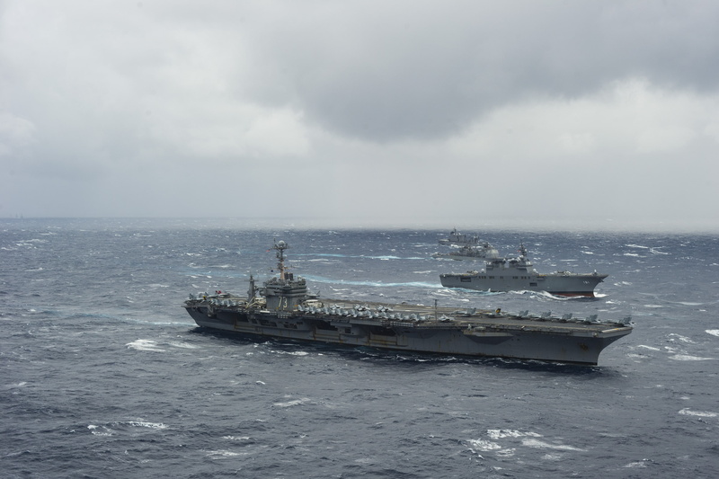 Aircraft Carrier, JS Hyūga (DDH-181), Warship, Maritime, Ship, Destroyer, Warships, Navy, 2K, Military, USS George Washington (CVN-73)