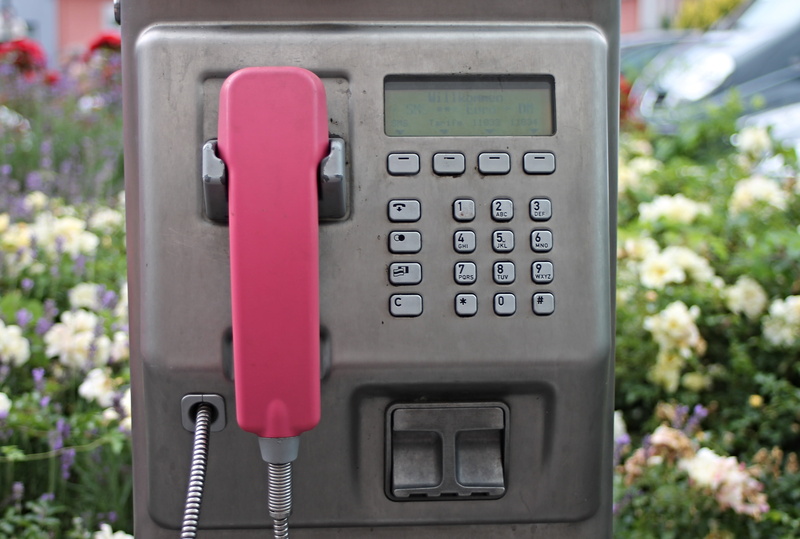 photography, call, magenta, pay, 4K, outdoor, daytime, electrical equipment, focus on foreground, outdoors, no people, business, payphone, communication