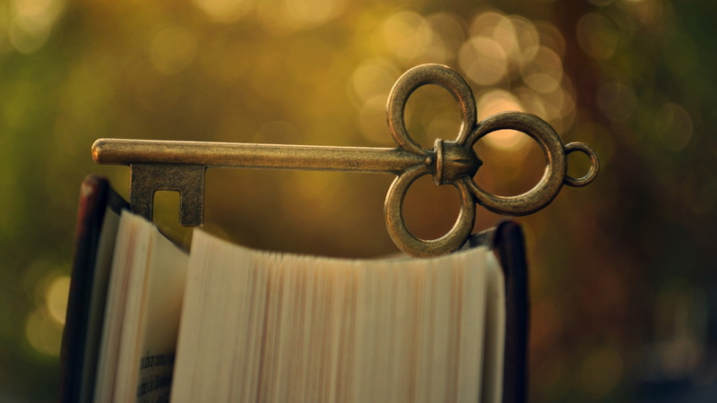 keys, bokeh, books, macro, 2K