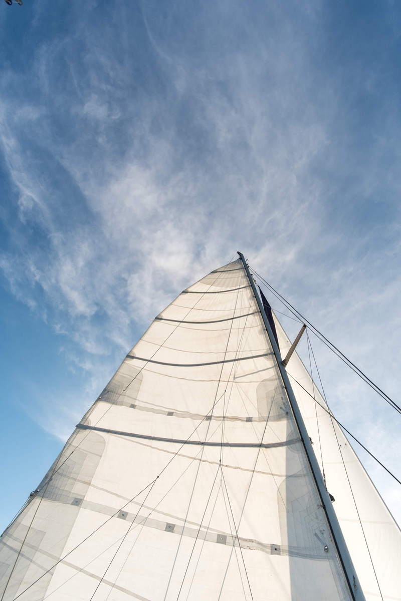 belize, 4K, travel, yacht, nature, catamaran, office building exterior, sailing, sky, low angle view, tall - high, blue, mast, steel, built structure