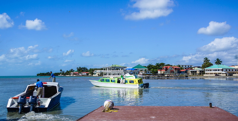 vacations, trip, 5K, blue, travel, nature, summer, central america, sea, built structure, water, tourism, belize city, clouds, outdoors, caribbean, mode of transportation