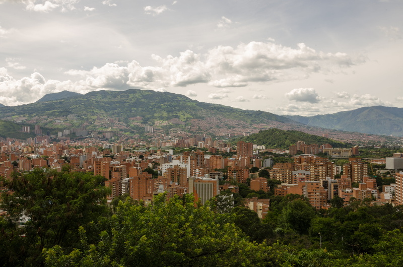 green, view, no people, building, building exterior, colombia, cityscape, outdoors, 4K, architecture, mountains, trees, residential district, hill, settlement