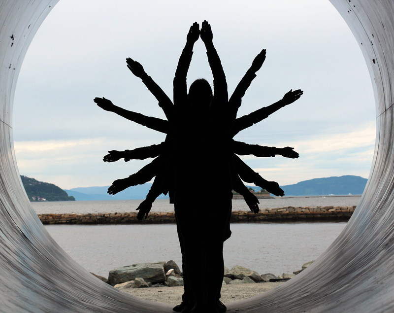 funny, tranquil scene, Friendship, palm tree, wheel, silhouette, beach, shape, Fun, goddess, leisure activity, Poor, 4K, sky, day, together, nature, desert