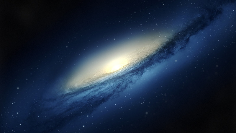 spiral galaxy, 1080P, space, NGC 3190, galaxy