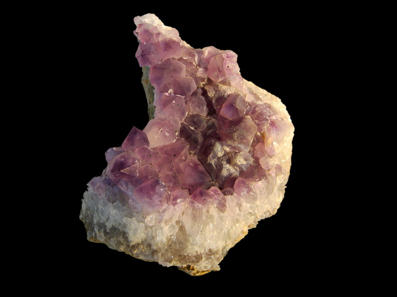 quartz, natural condition, isolated, textured, single object, black background, rock, beauty in nature, geology, no people, solid, gemstone, hell, rock - object