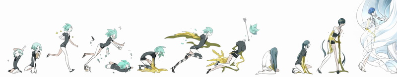 Anime, Houseki no Kuni, Phosphophyllite (Houseki no Kuni), Lapis Lazuli (Houseki no Kuni), 1080P