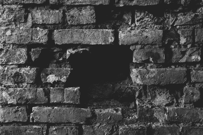 rough, history, 4K, hole, concrete, textured, built structure, day, ruined, full frame, destroy, brick wall, black, deterioration, ruins, pattern, architecture
