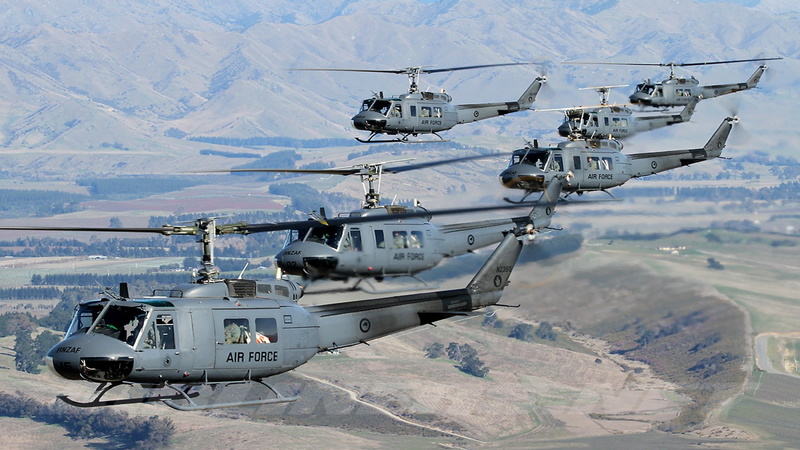 Bell UH-1 Iroquois, 1080P, Military Helicopters