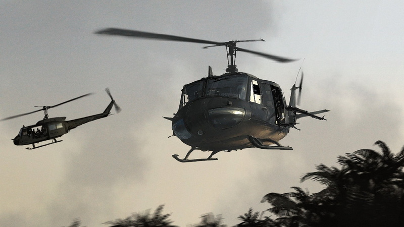 Military Helicopters, 1080P, Bell UH-1 Iroquois