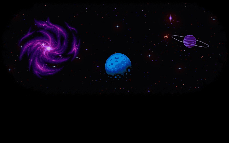 pixels, pixel art, planetary rings, space, black background, galaxy, pixelated, 1080P, universe, stars, digital art, planet
