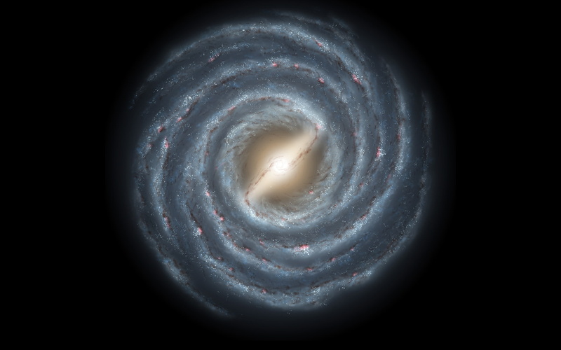 galaxy, space, spiral galaxy, 1080P
