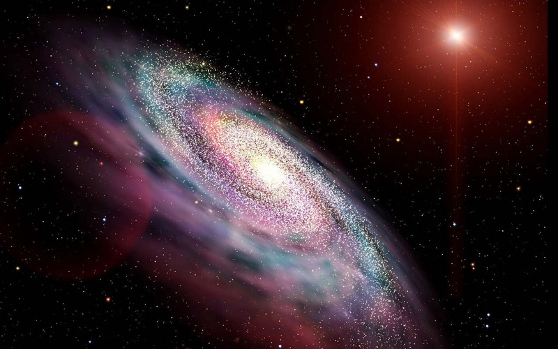 1080P, spiral galaxy