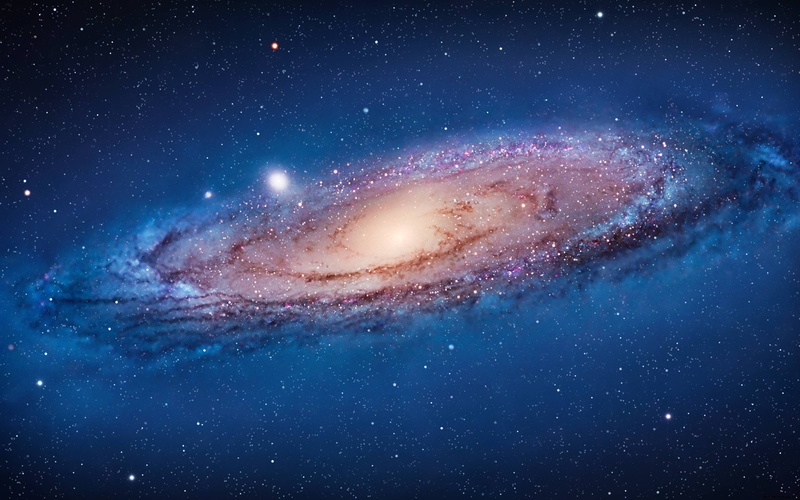 galaxy, spiral galaxy, space, stars, digital art, 2K, space art, nebula