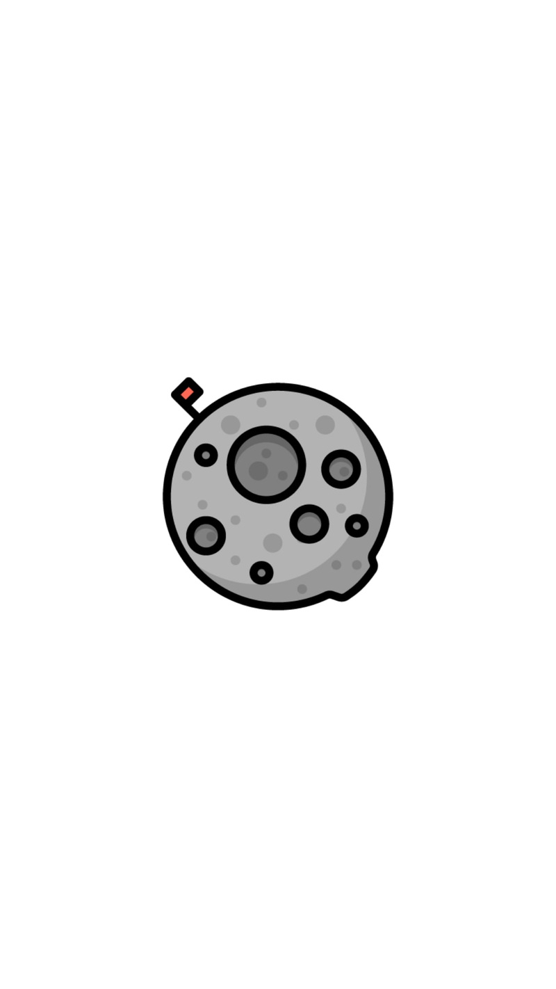 minimalism, 1080P, asteroid