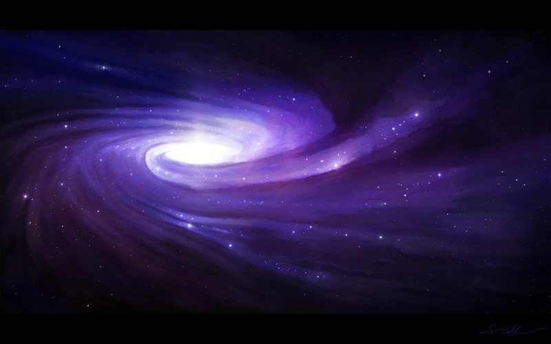 1080P, space art, galaxy, digital art, spiral galaxy, space