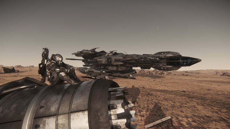 Daymar (Star Citizen), Constellation Taurus (Star Citizen), Star Citizen, Video Game, 1080P