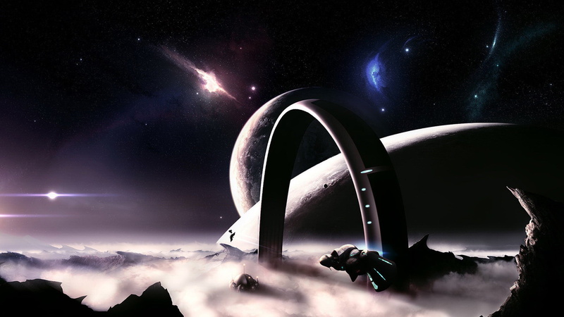 sky, no people, stars, illuminated, painting, galaxy, 3D, star - space, digital, space, environment, galactic, astronomy, motion, scenics - nature, dark