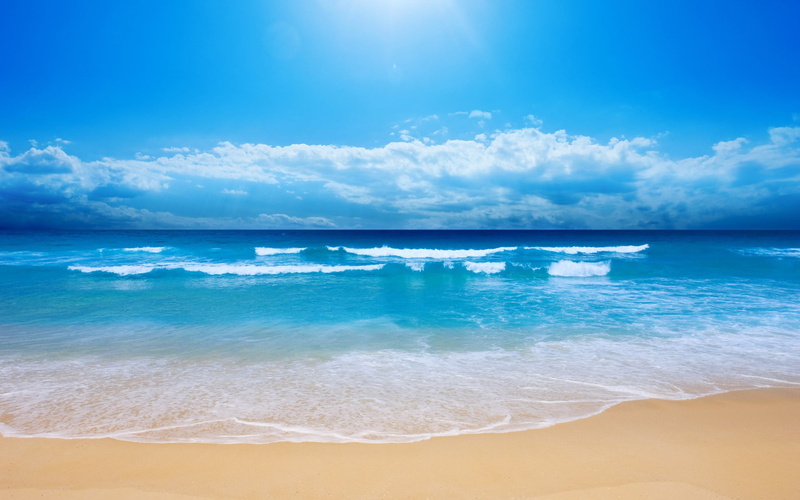 horizon over water, 1080P, land, sea, beach, sand, beauty in nature, motion, water, aquatic sport, outdoors, clouds, sky, scenics - nature, tranquility