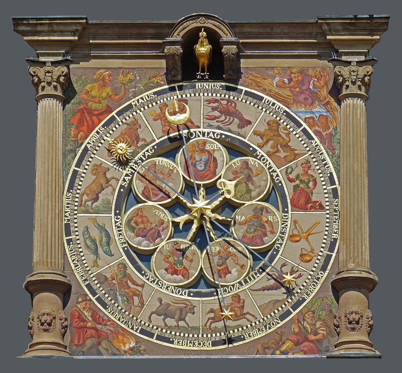 4K, representation, germany, close-up, zodiac, no people, female likeness, astrology, astrology sign, heilbronn, metal, ornate, belief, board, hahn, built structure