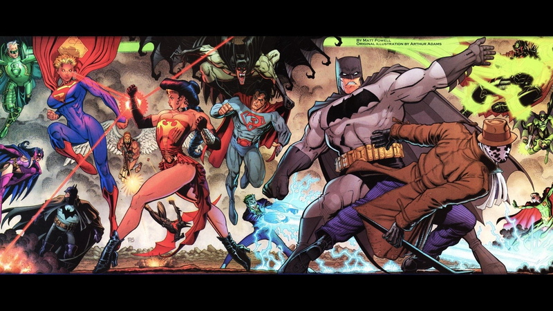 Supergirl, Superman, The Multiversity, Watchmen, Batman, Comics, 1080P, DC Comics, Joker