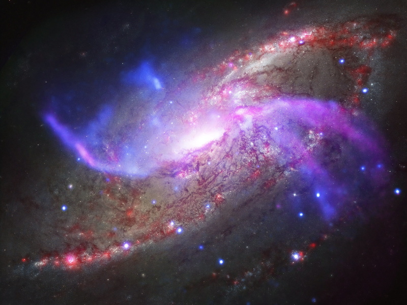 Galaxy, m, ngc, Spiral, Black, Hole, 2K