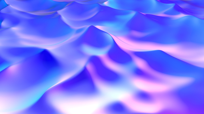 Gradient, 5K, digital, HD, 5K, blue, Waves, purple, iPhone X, Neon, iOS 11
