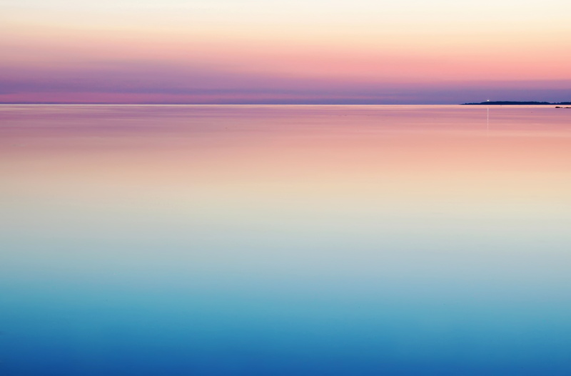 Ocean, Calm, 4K, Seascape, Sunset, 5K