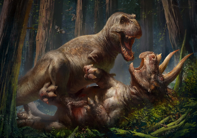 dinosaurs, 2K, forest, prehistoric animals