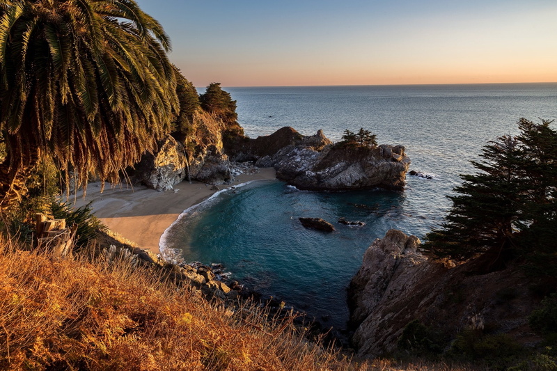 plant, rocky coastline, 1080P, coast, no people, tranquility, ocean, beach, sky, idyllic, land, Nature, scenics - nature, sea, outdoors, rock - object