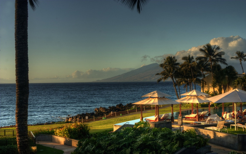 desktop, maui, 2K, hawaii, background, wailea