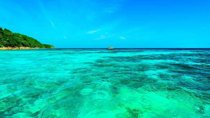 waterfront, land, sky, coast, horizon, reef, islet, ocean, island, water, outdoors, shore, coastal and oceanic landforms, nature, azure, caribbean, turquoise colored