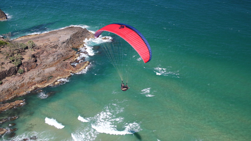 extreme sport, adventure, extreme sports, sea, unrecognizable person, air sports, beauty in nature, land, parasailing, sport, scenics - nature, wind wave