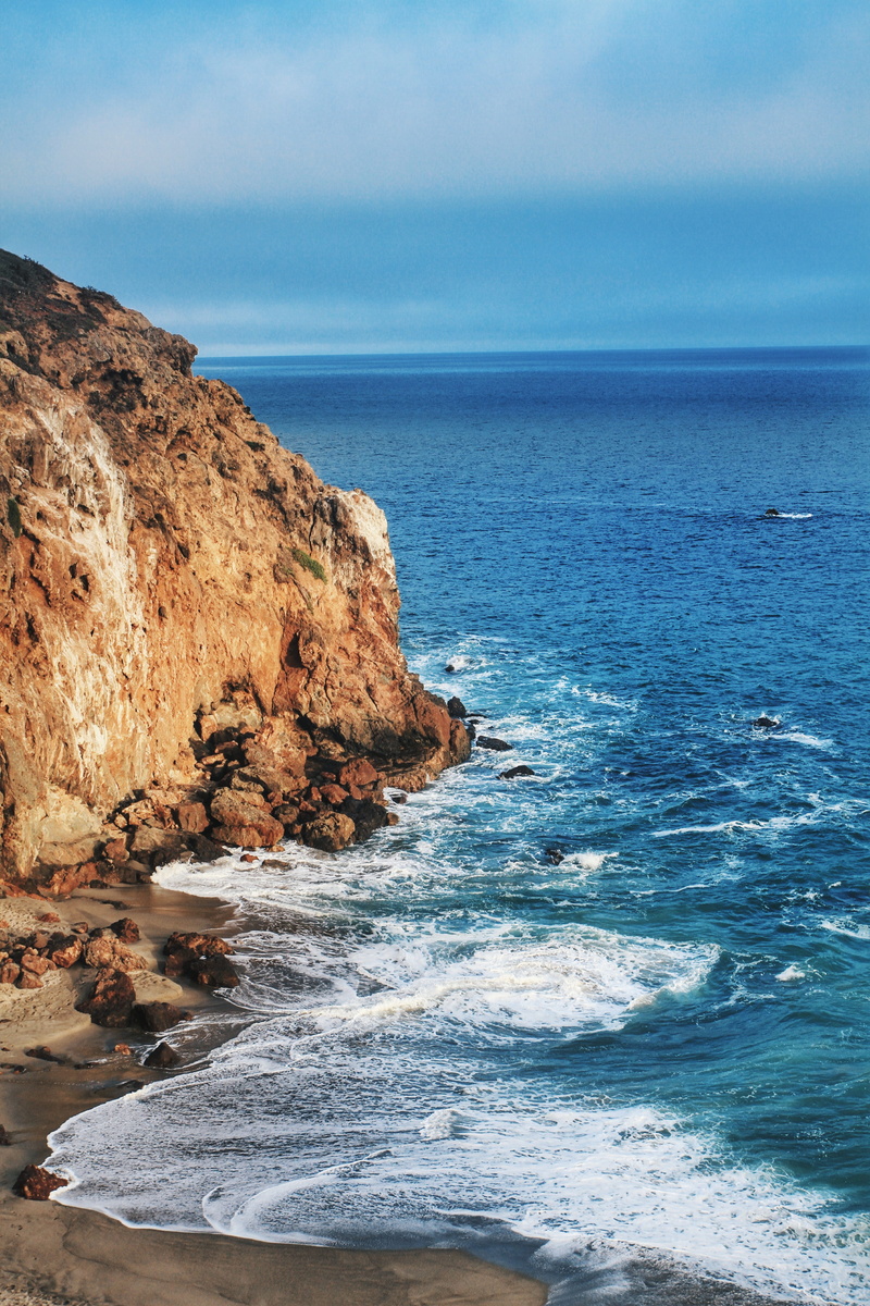 beach, malibu, tranquil scene, sport, california, outdoors, ocean, 5K, sky, idyllic, united states, water, land, beauty in nature, sea, scenics - nature