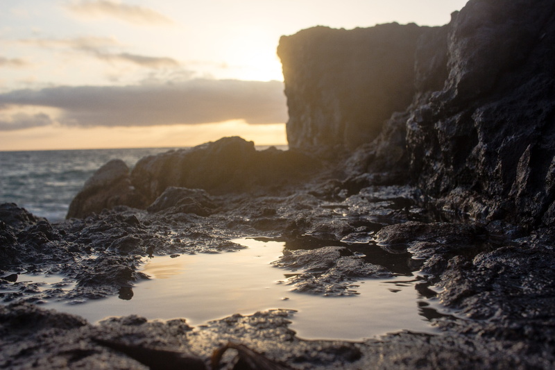 land, ocean, light, nature, sunset, tower, tranquility, daytime, sky, malibu, landscape, outdoors, sea, coast, stones, scenics - nature, cliff, rock formation